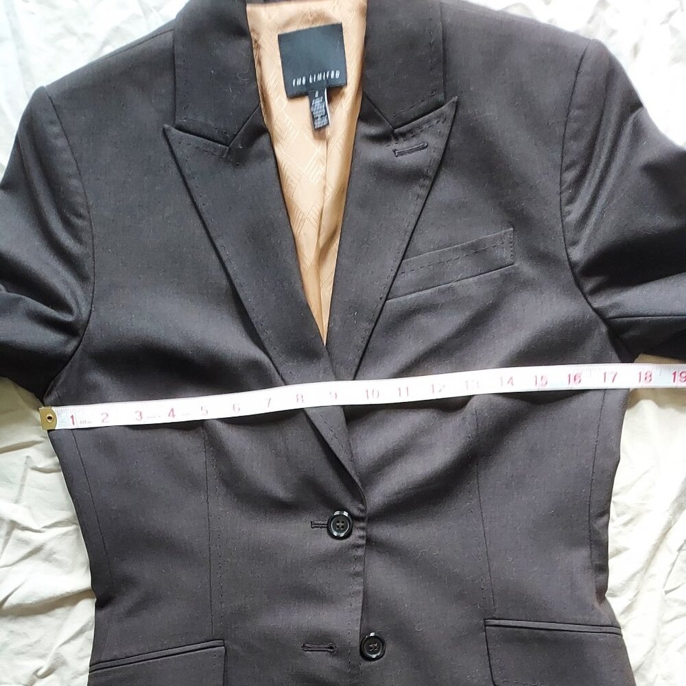 The Limited Chocolate Brown Women''s Blazer Jacket - Picture 4 of 6